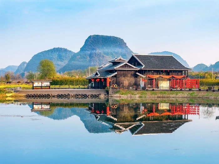 阳朔世外桃源油菜花